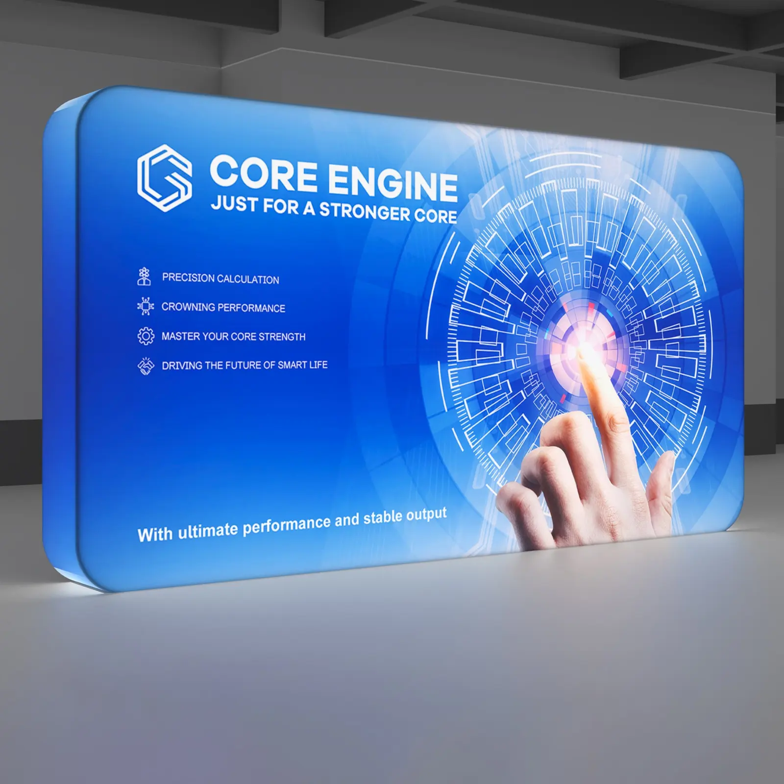 15ft Backlit Tension Fabric Display