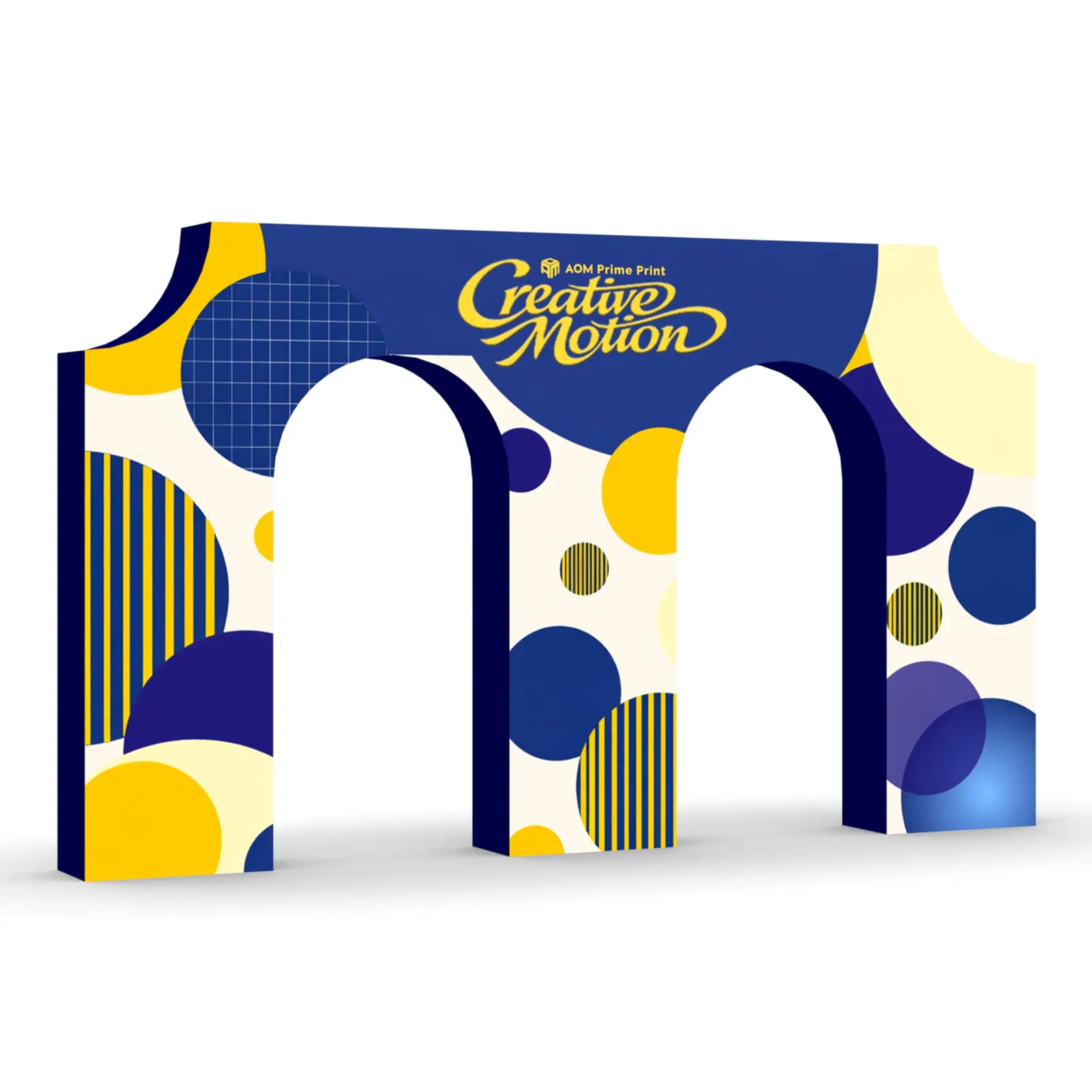 Custom 17ft 3D Fabric Event Entrance Archway Display for Trade Shows