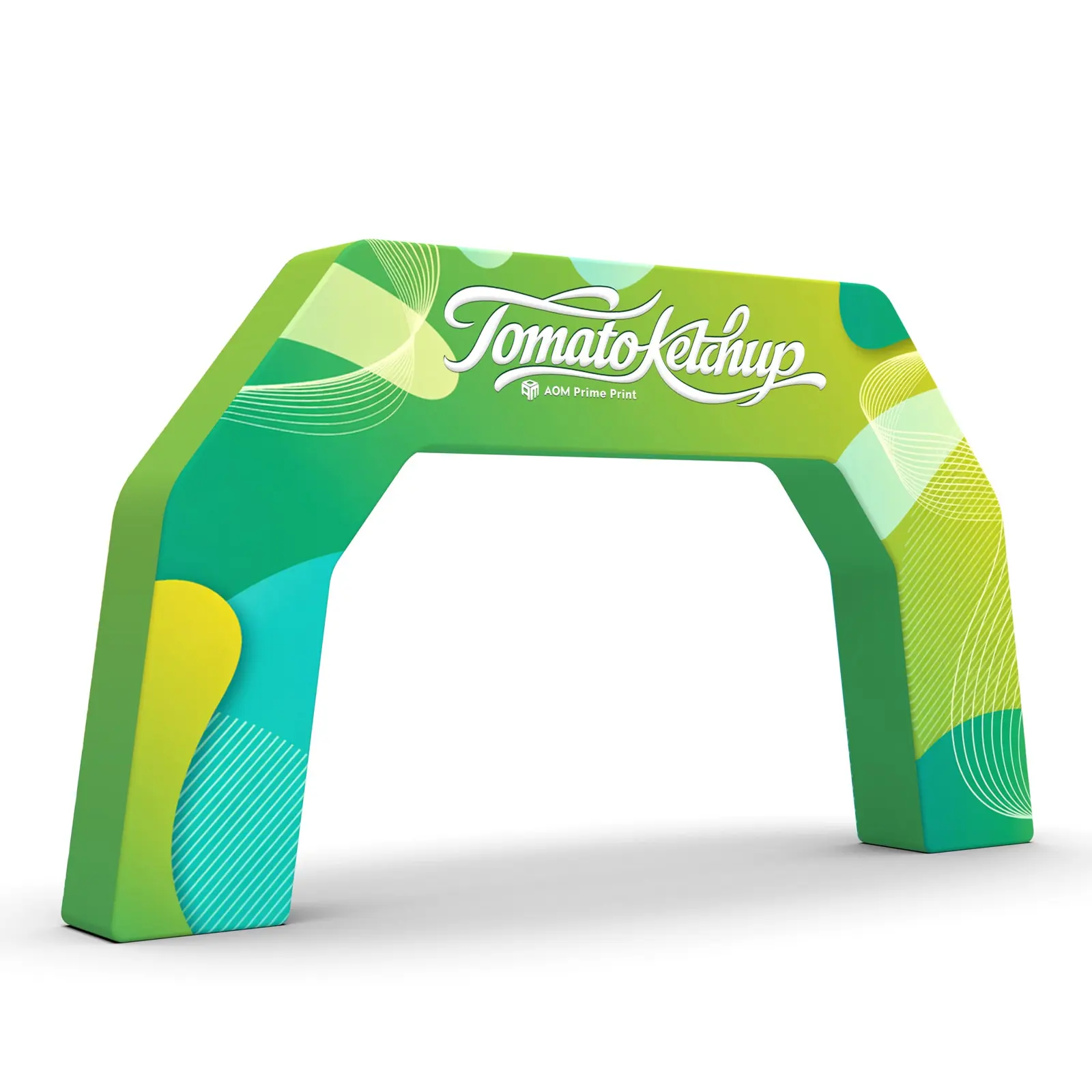 Custom 3D Entrance Archway Banner Stand for Races and Exhibitions