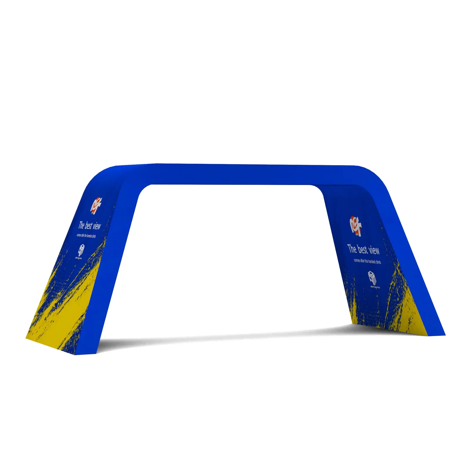 Custom Rounded-Corner Entrance Arch Display for Trade Shows and Events