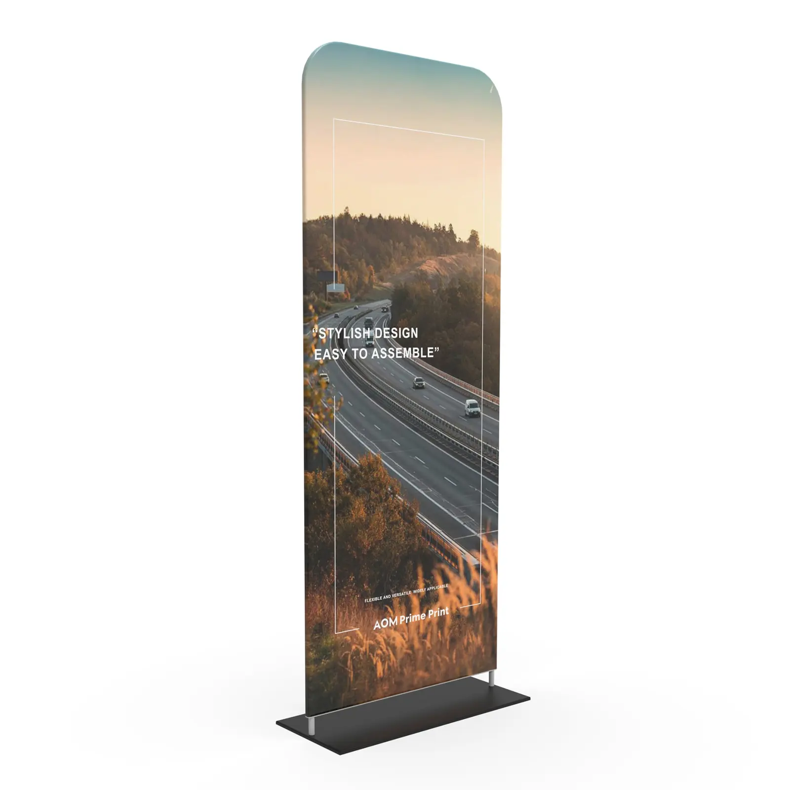 High-Quality Tension Fabric Banner Stand for Trade Show Display