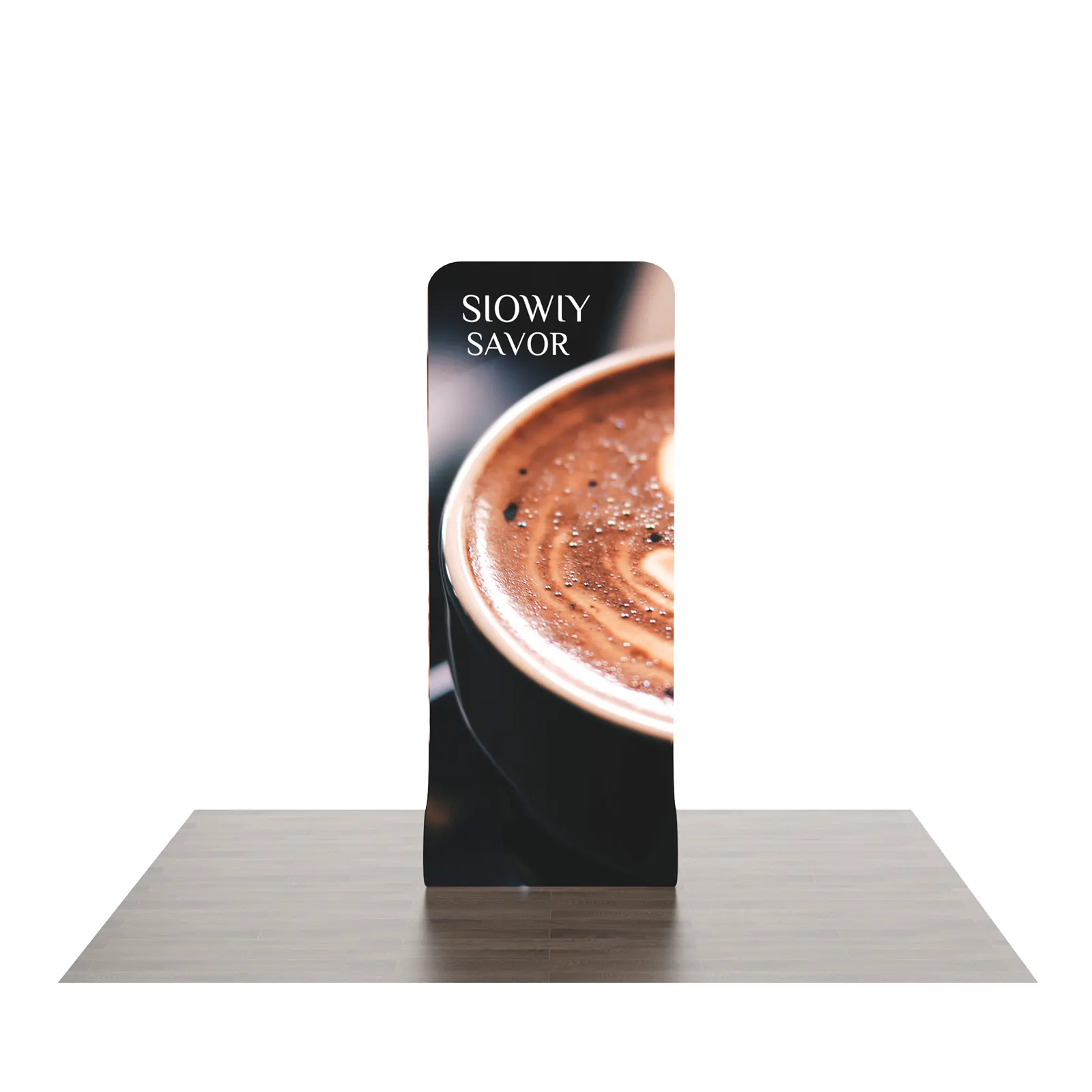 Snake Shaped Tension Fabric Banner Stand for Trade Show Display