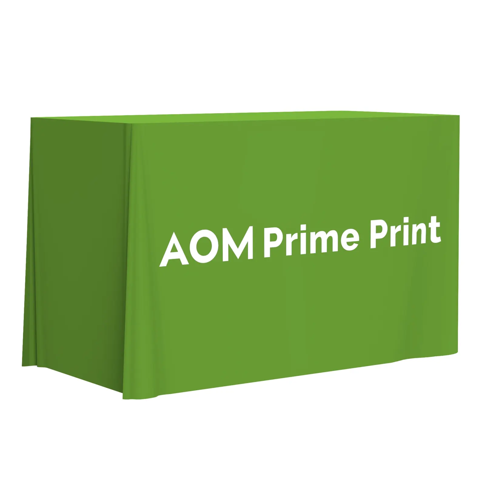 4ft Custom Table Throw with Full Print for Trade Show Display