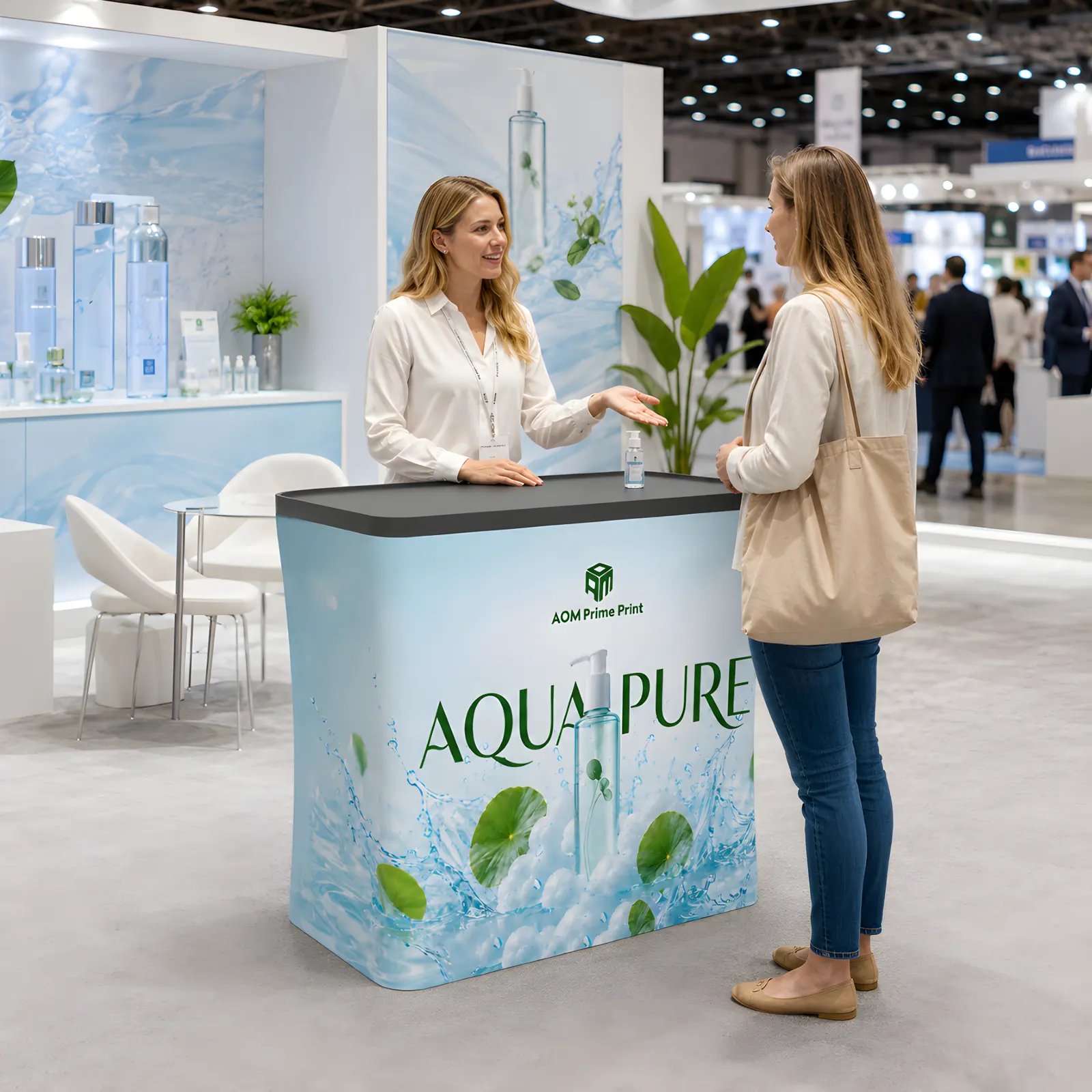 Convertible Hard Case Trade Show Counter