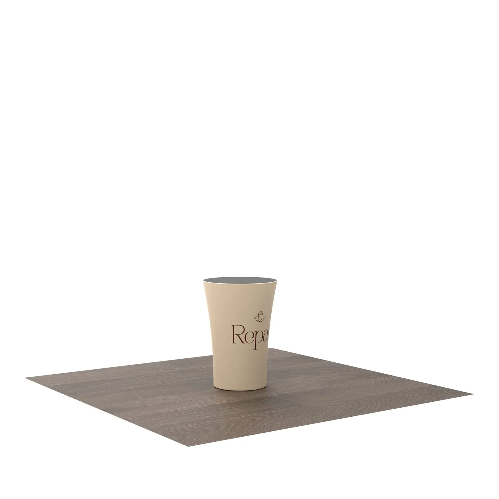 Custom Round Bar Tension Fabric Counter Podium for Trade Show Display