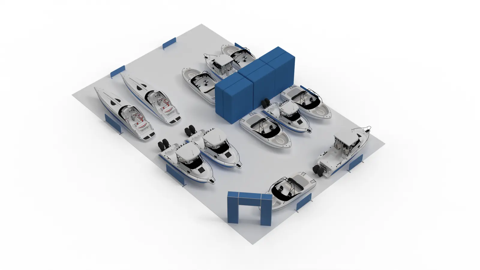 Custom Boat Trade Show Booth Design