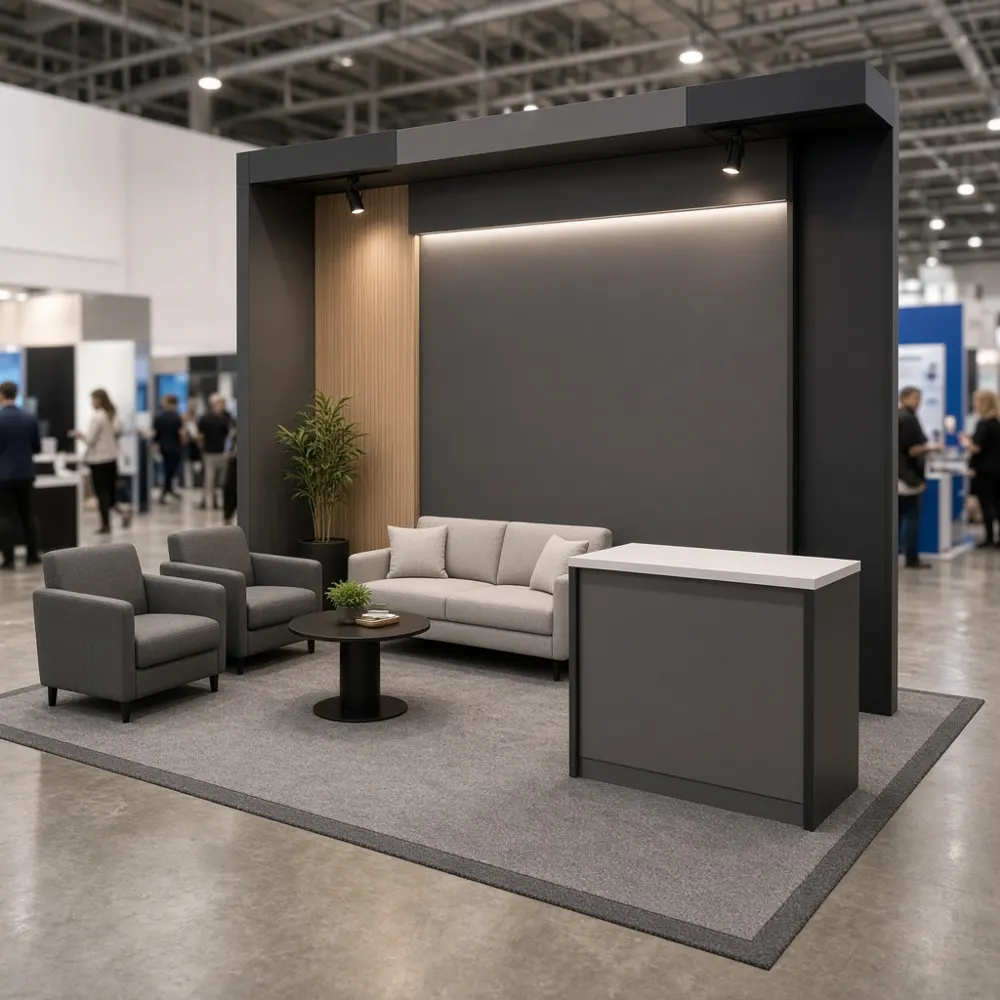 Complete turnkey trade show booths
