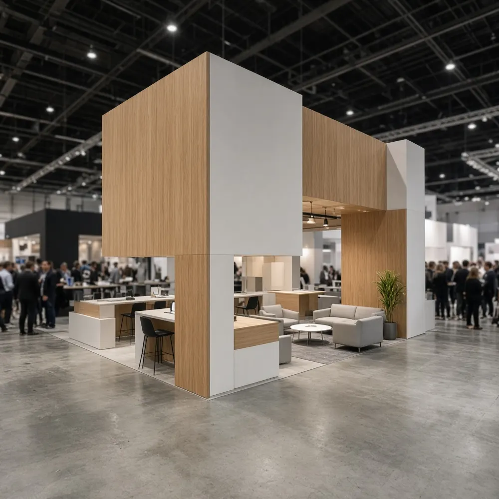 20×40 island booth packages