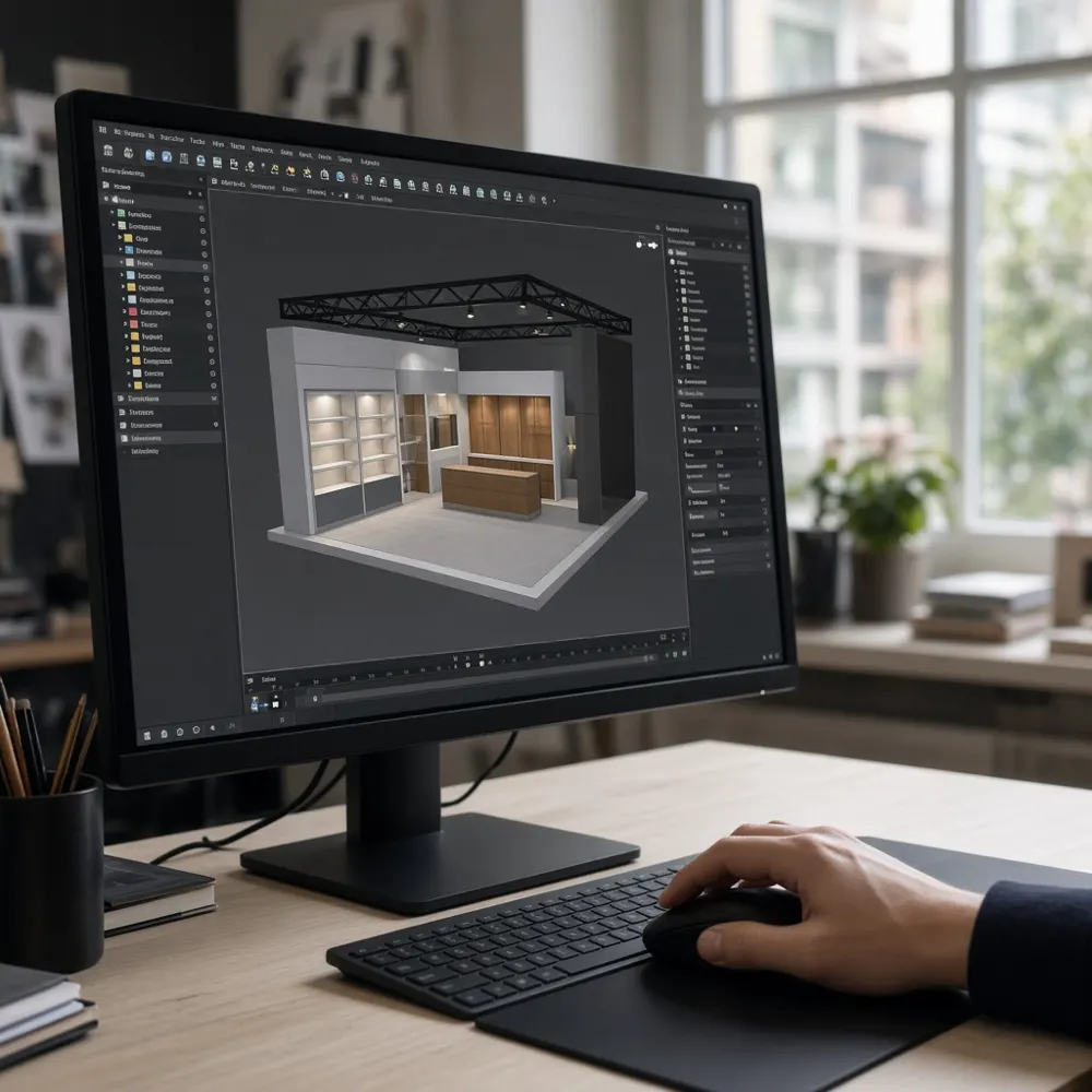 3D exhibit concept development