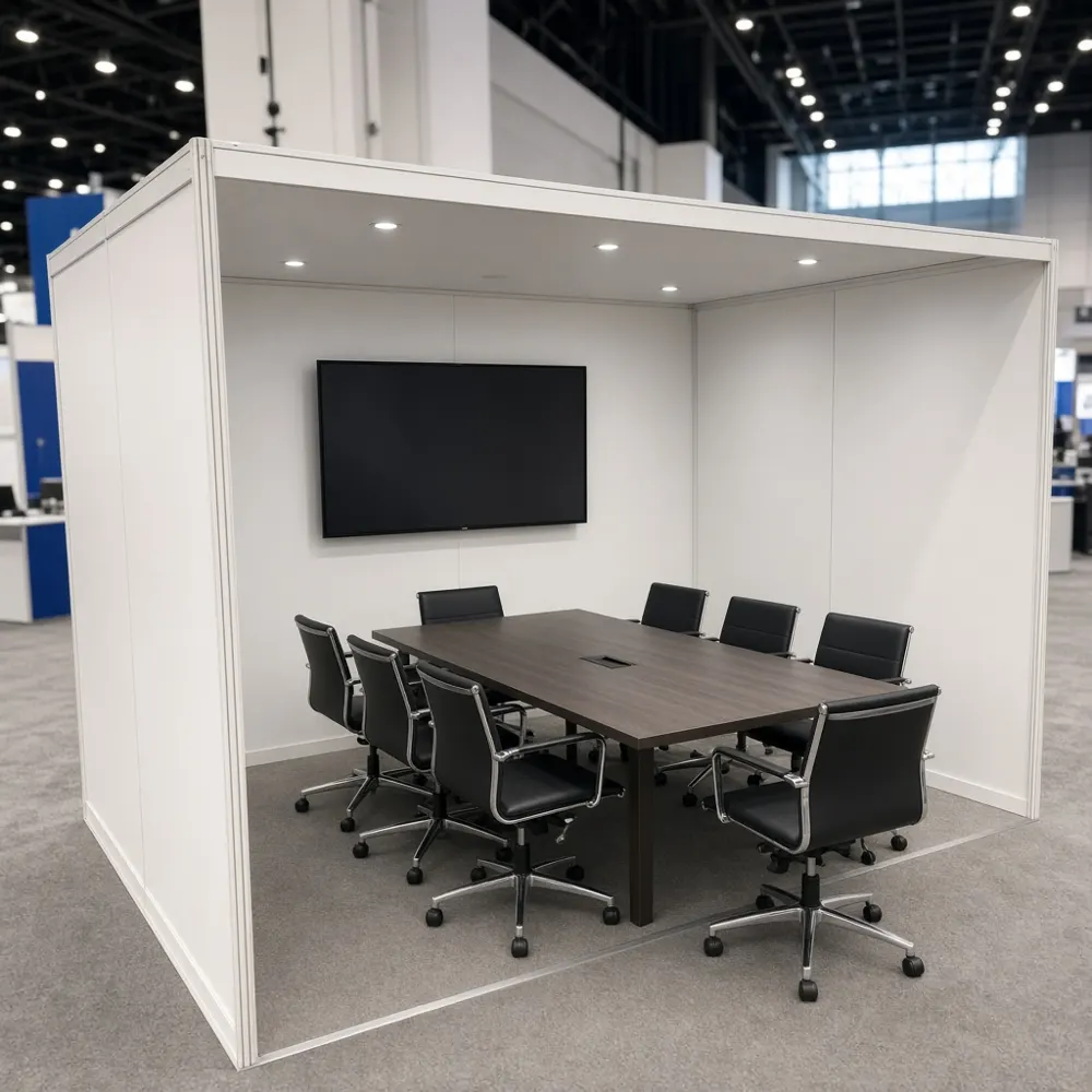 Enclosed conference rooms