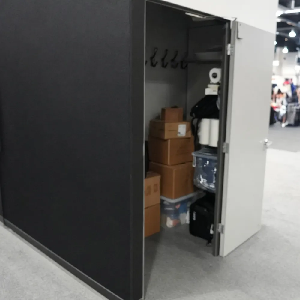 Storage closets and utility rooms