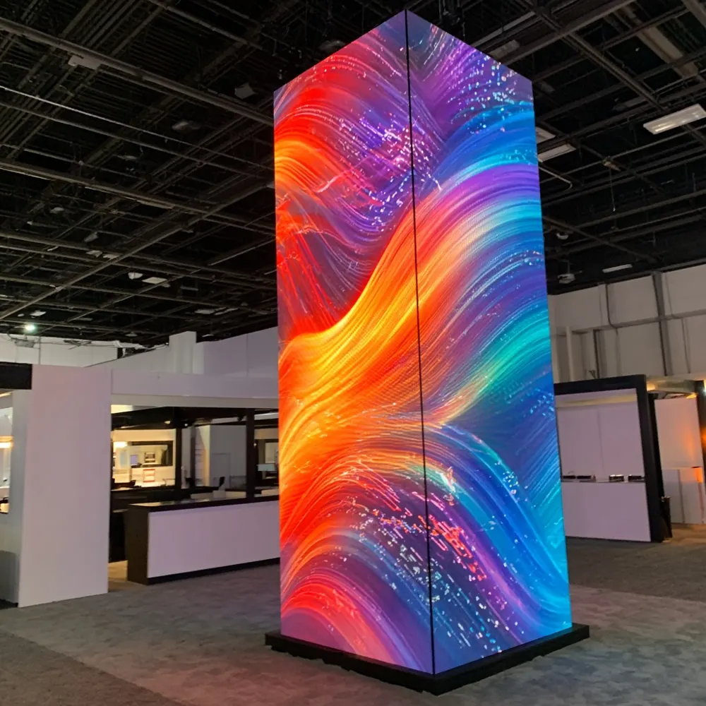 LED video towers