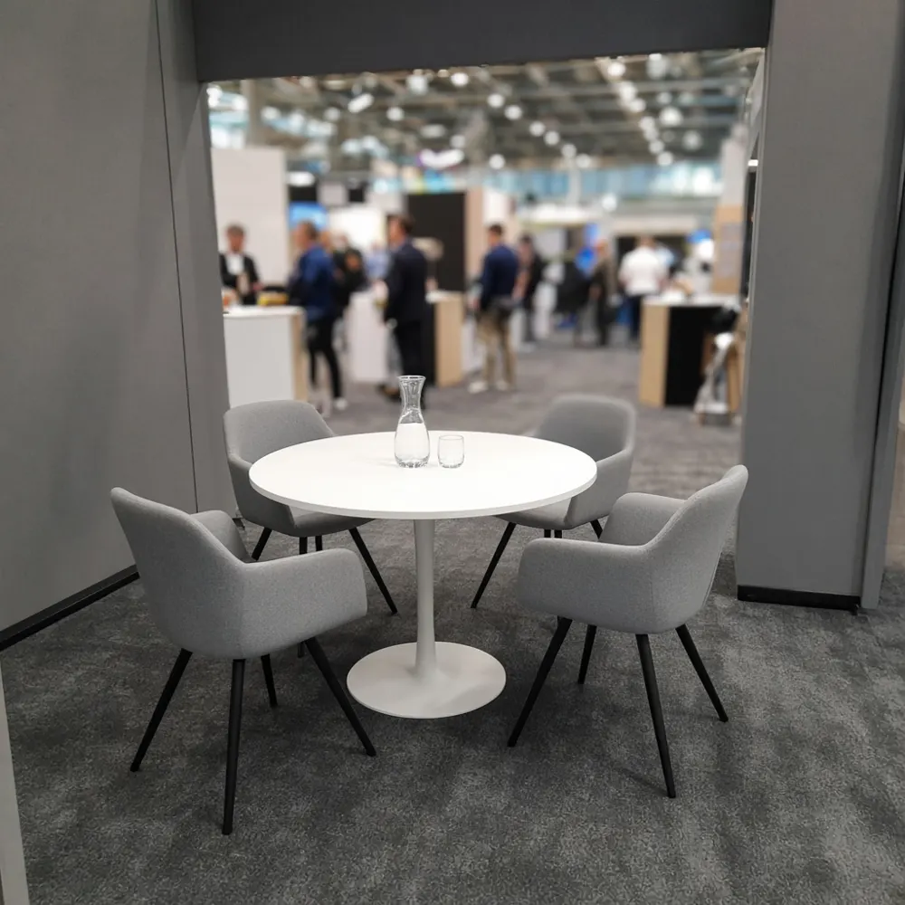 Round meeting tables