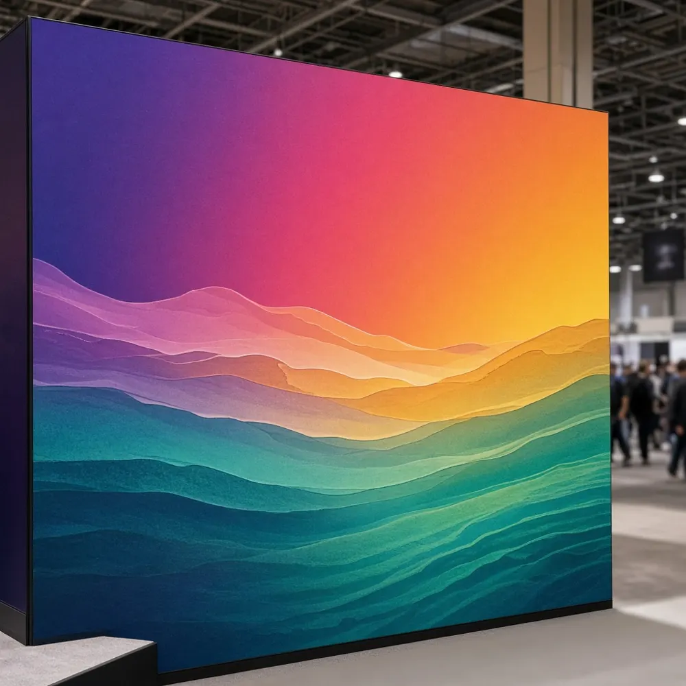 Full-color high-resolution exhibit graphics