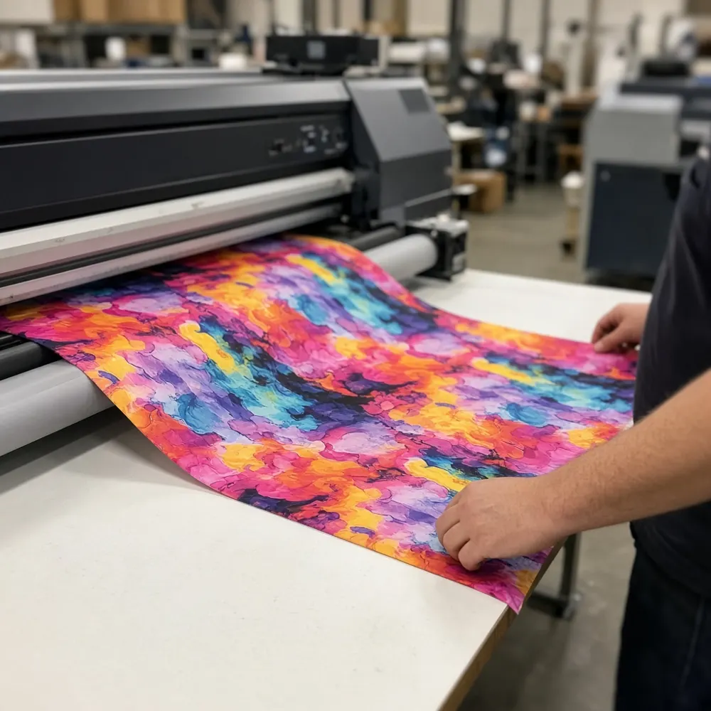 Dye-sublimation fabric printing