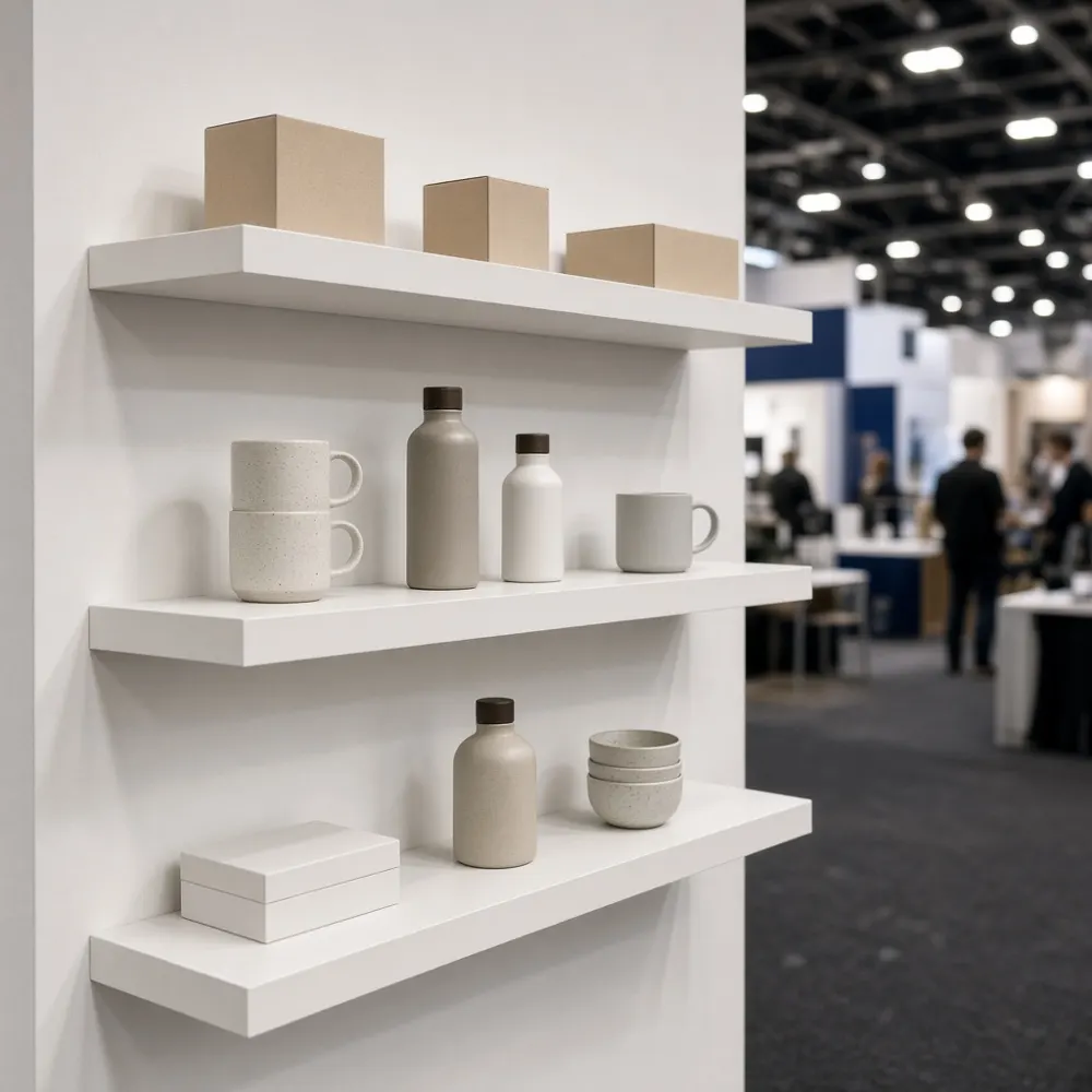 Product display shelves