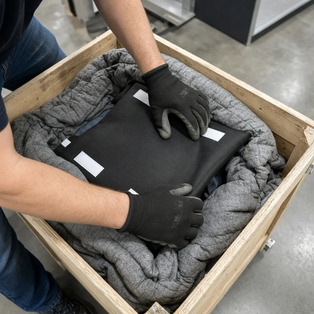 Crate unpacking and packing