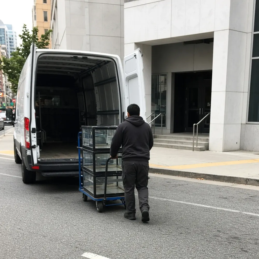 Local exhibit delivery