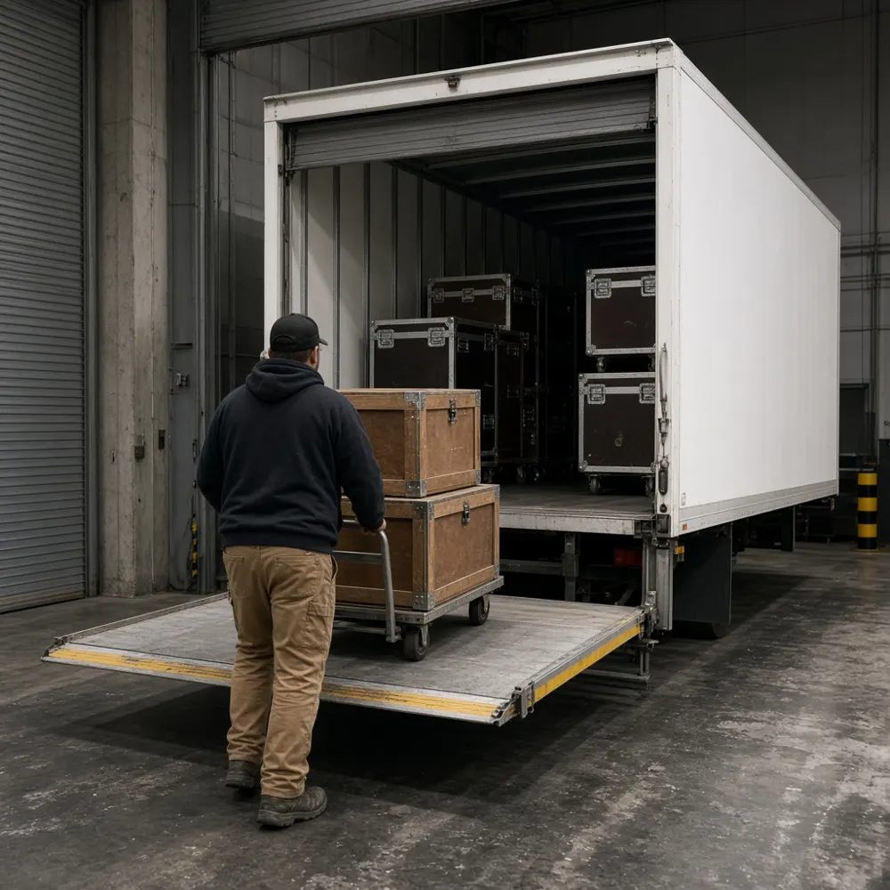 Box truck transportation