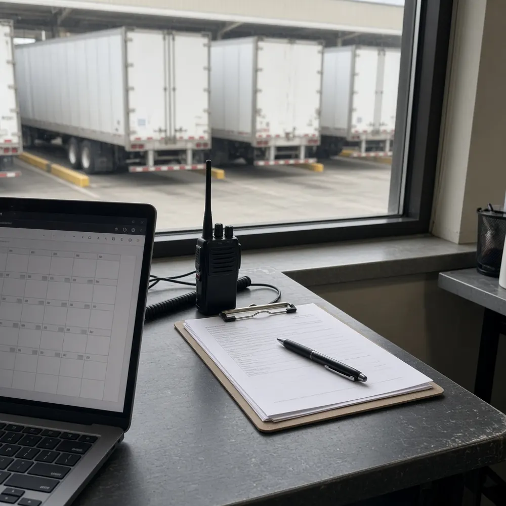 Outbound freight scheduling