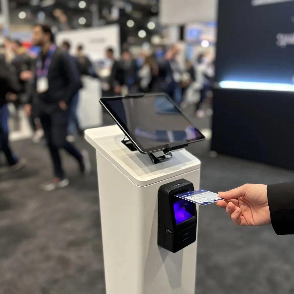 Lead registration kiosks