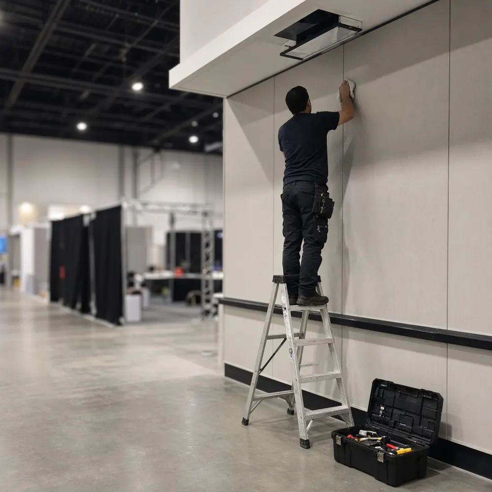 Daily booth maintenance