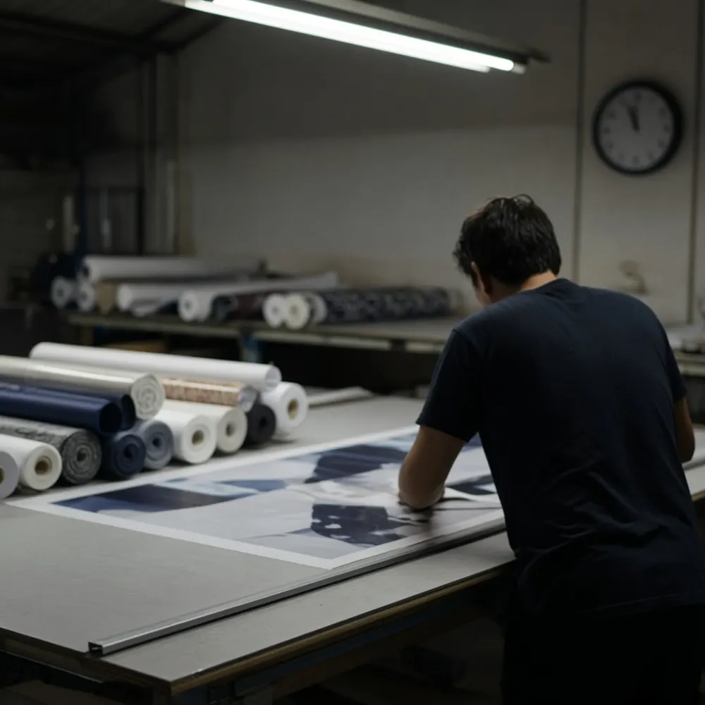 Overnight graphic production