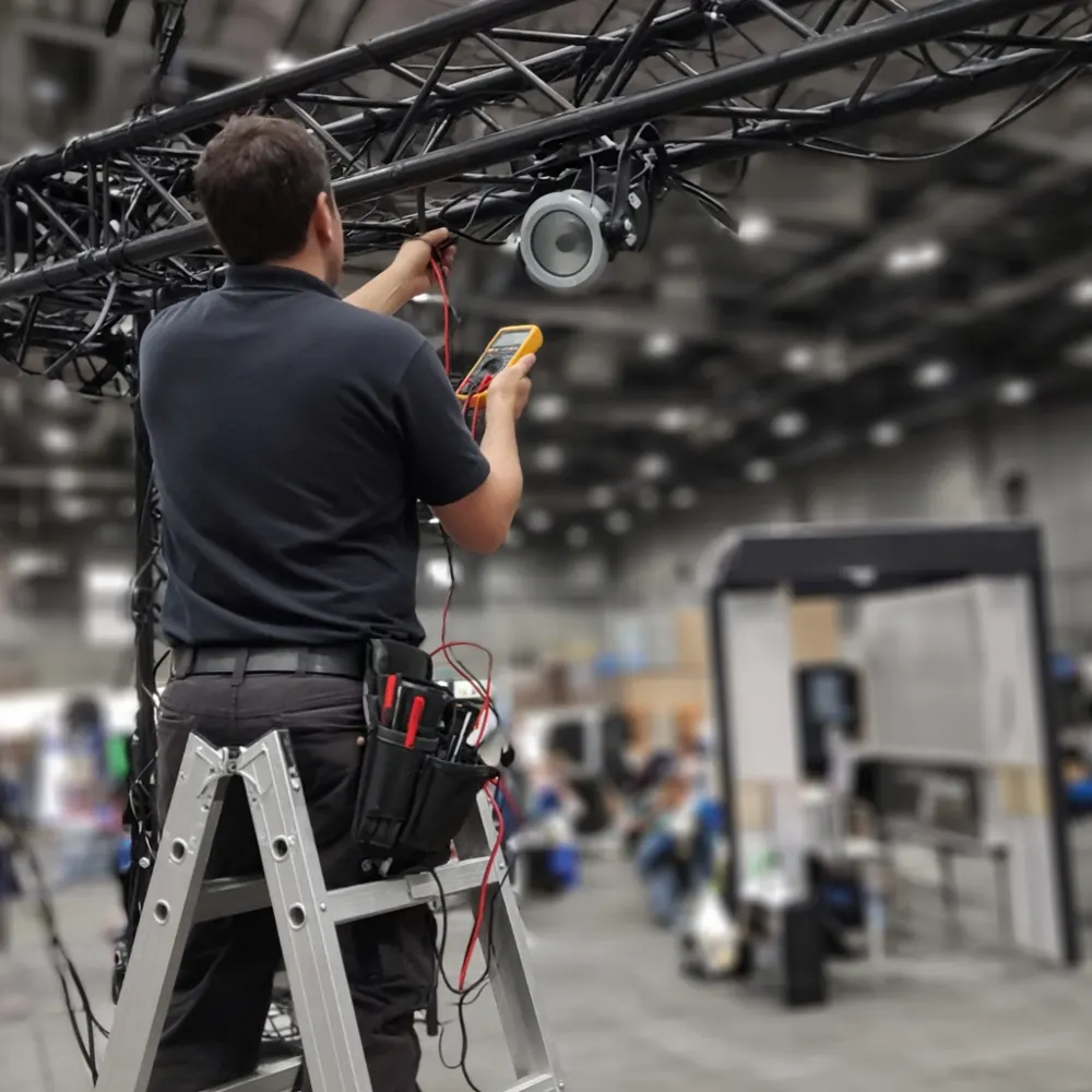 Booth lighting troubleshooting