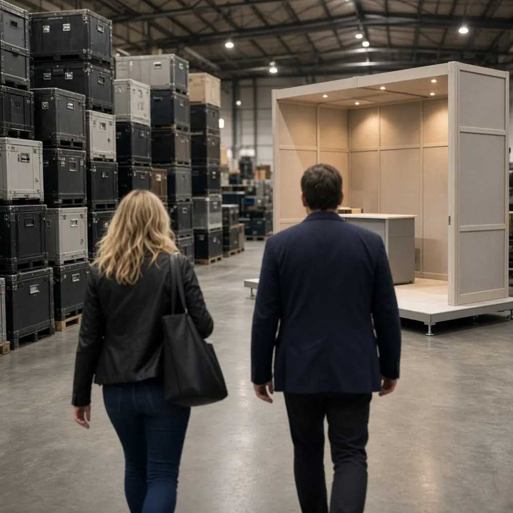 Booth rental-versus-purchase consultation