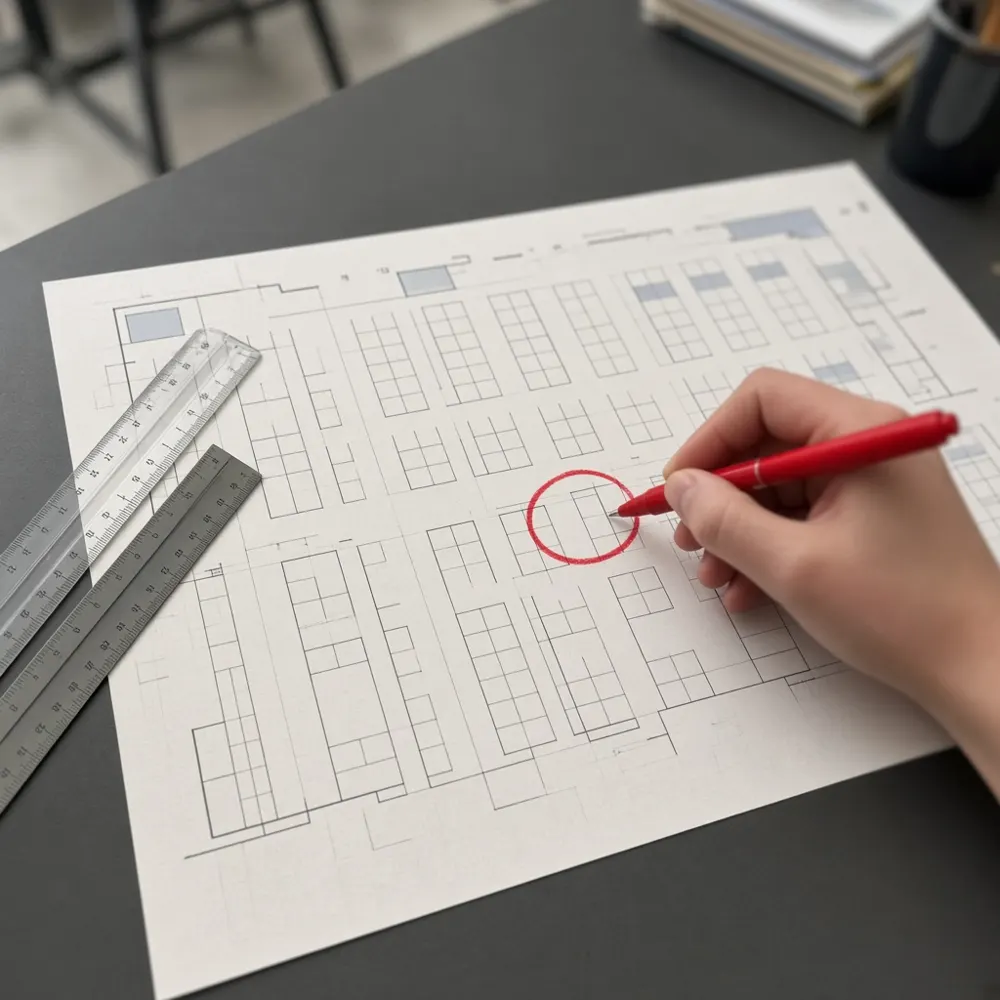Floor plan review