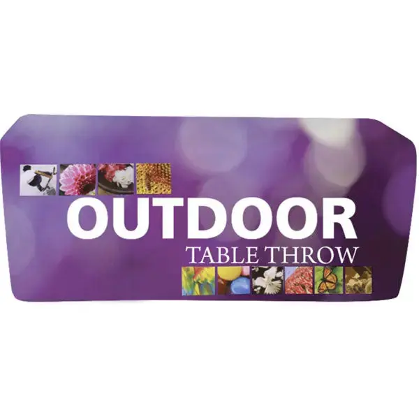 Outdoor 6' Fitted Table Throw