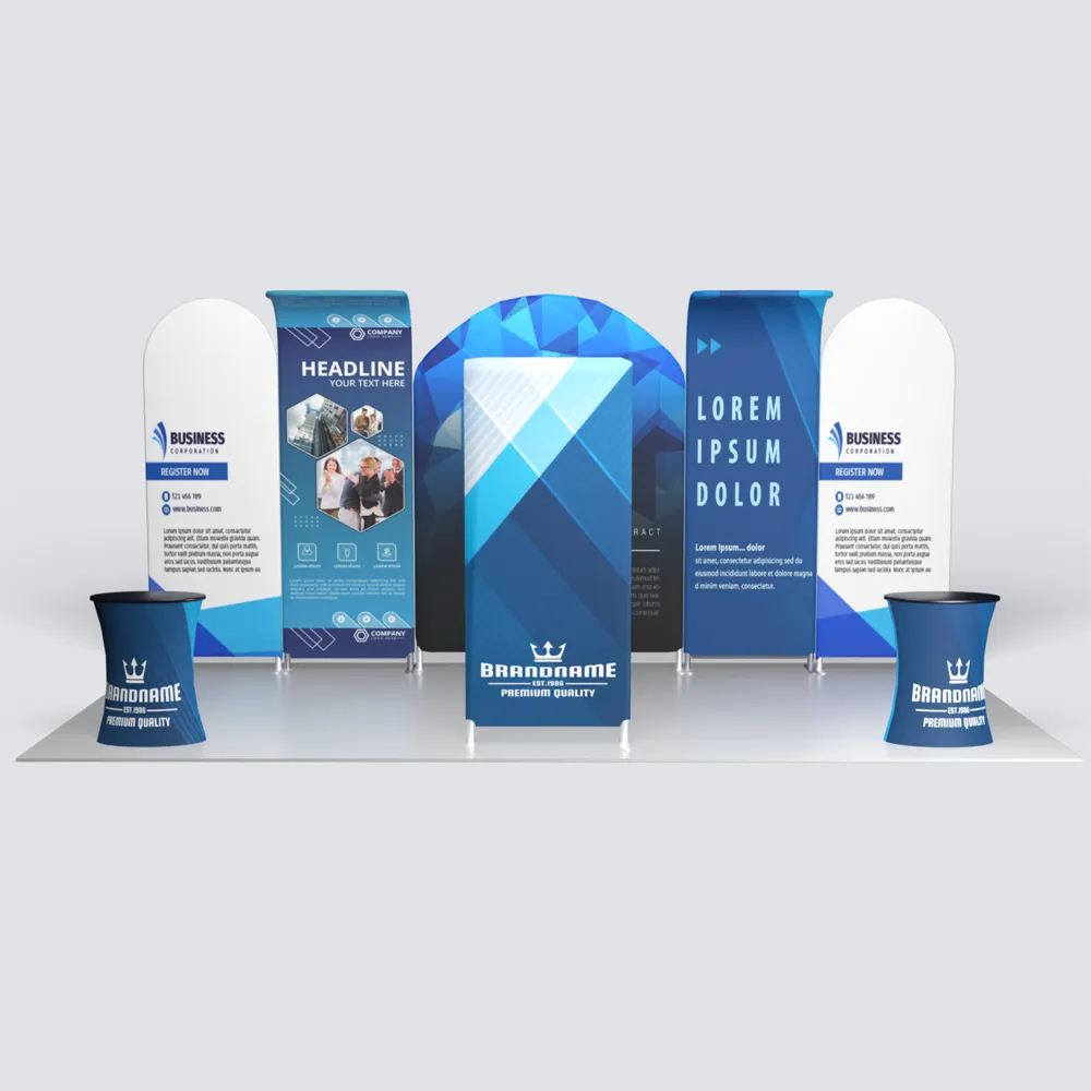 10ft x 20ft Trade Show Booth Kit – Design 04