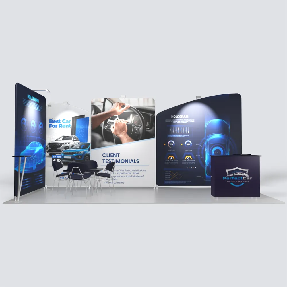 10ft x 20ft Trade Show Booth Kit – Design 06