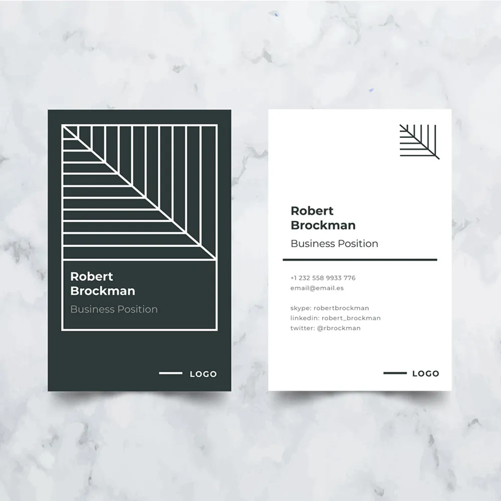 Business Card (16pt) Vertical