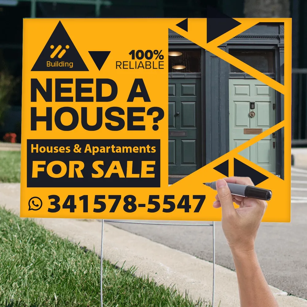 Dry Erase - 3/16" Coroplast signs