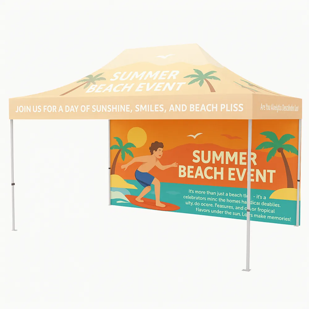 Tent Full Wall (Full Color) -10ftx15ft