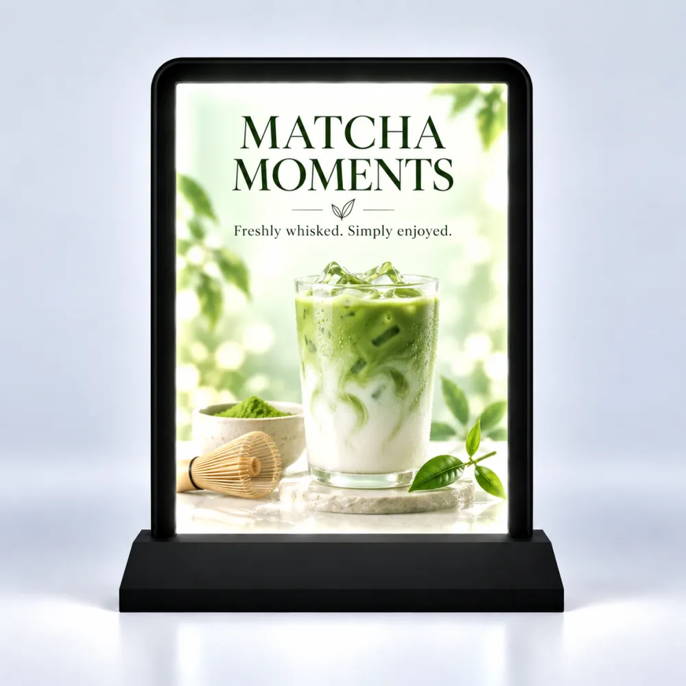 Tabletop LED Signs (8.5" x 11") Black