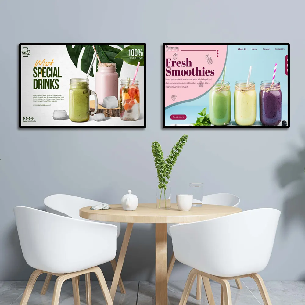 Wall Display LED Light Box (Horizontal)