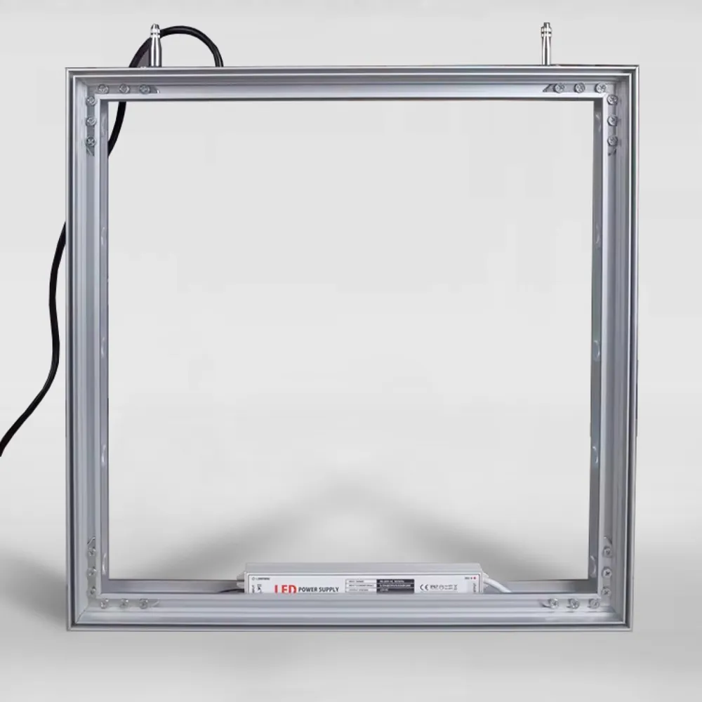 Hanging SEG Lightbox Hardware - 24" x 24"